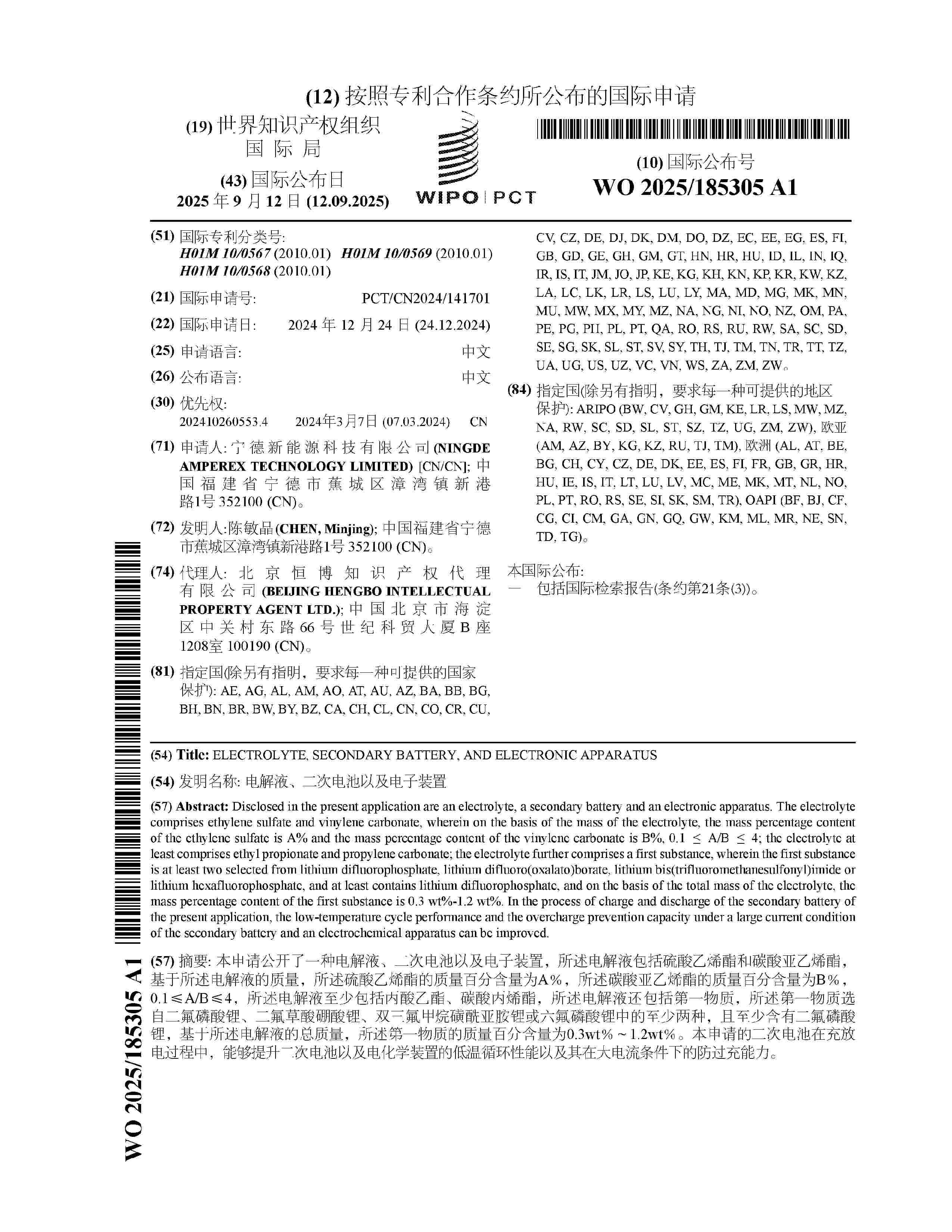 WO_2025185305_A1